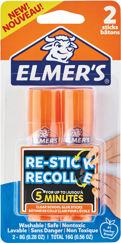 Elmer's® Re-stick Glue Sticks 8 G - Elmer's® Re-stick Glue Sticks 8 G (850x850)