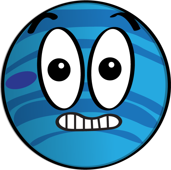 Overview Neptune Solar System - Neptune Kids (587x582)