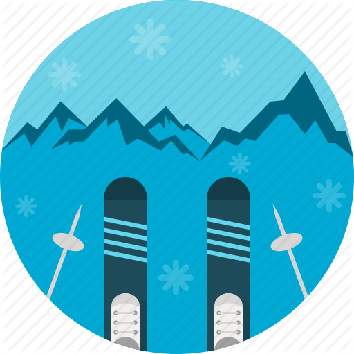 Sky Clipart Snow Sport - Circle (512x512)
