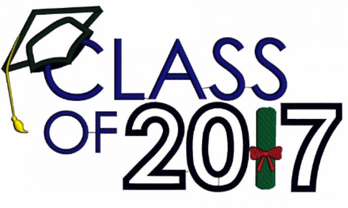 700 X 700 4 - Graduation Class Of 2017 Png (700x700)