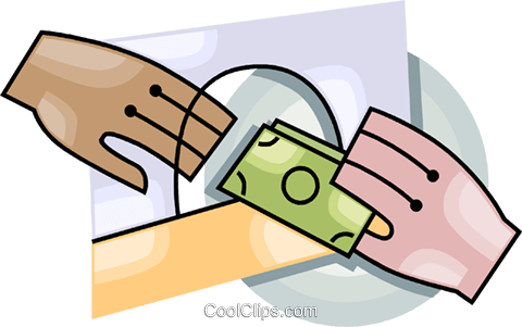 Money Exchanging Hands Royalty Free Vector Clip Art - Money Exchanging Hands Royalty Free Vector Clip Art (480x301)
