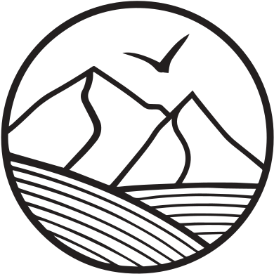 Mountain Bird Coffee Its All About The Experience - Mountain In A Circle Png (420x420)