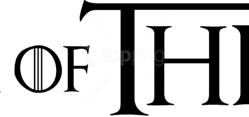 Free Png Game Of Thrones Logo Vector Png - Game Of Thrones (850x402)