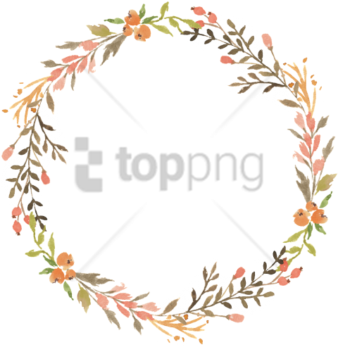 Free Png Transparent Floral Wreath Png Image With Transparent - Transparent Floral Wreath Png (480x493)