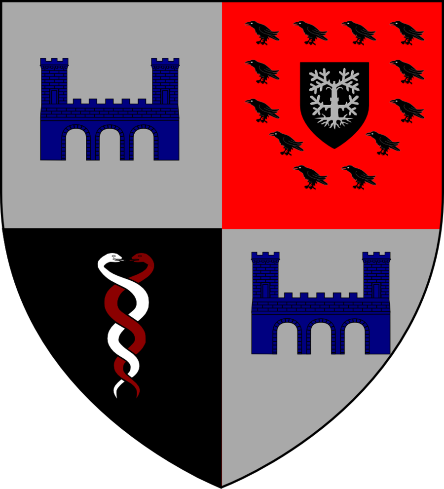 Quartered Coat Of Arms Clipart Walder Frey A Song Of - Asoiaf Personal Sigil (900x991)