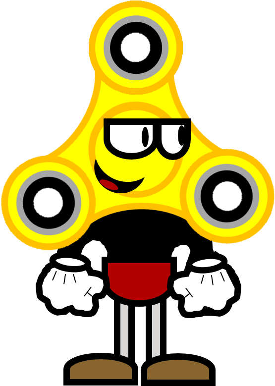 Svg Royalty Free Library Fidget At Getdrawings Com - Cuphead Fidget Spinner (693x778)
