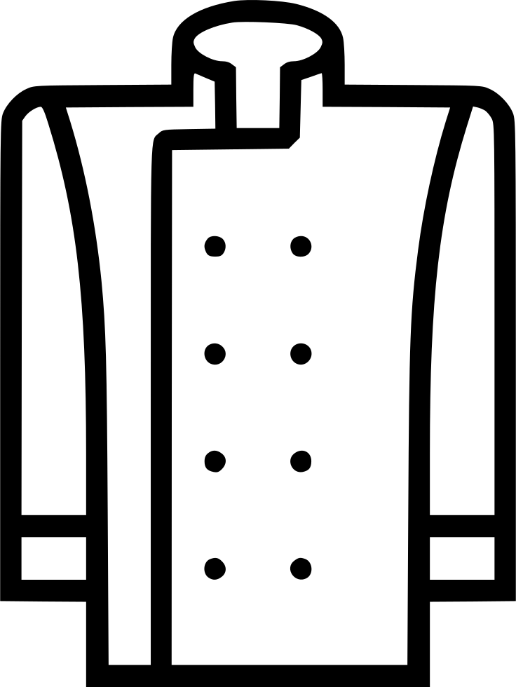 Chef Suit Svg Png Icon Free Download - Chef Suit Svg Png Icon Free Download (736x980)