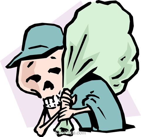 Grim Reaper Royalty Free Vector Clip Art Illustration - Death (480x466)