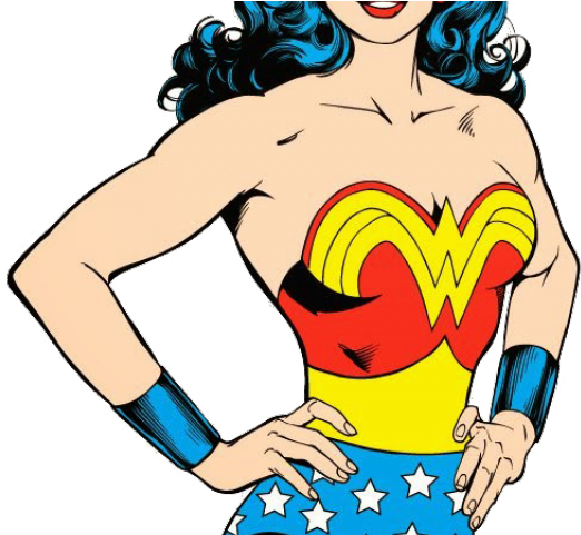 Wonder Woman Clipart Animated Transparent - Wonder Woman Original Drawing (640x480)