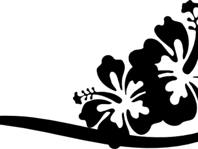 Hawaii Clipart Greenery - Hawaiian Flowers Png Border (640x480)
