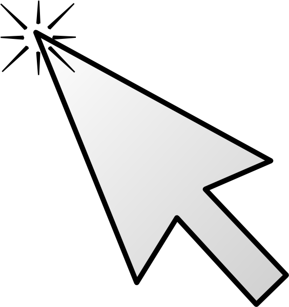 Mouse Pointer Clip Art - Clip Art (564x600)