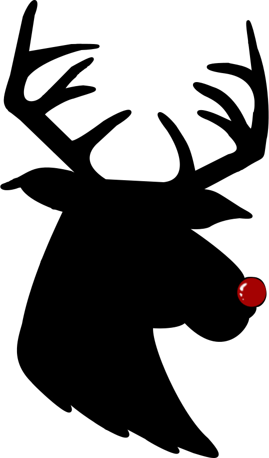 Rudolph Gift Tags For Christmas Blogging Reflections - Elk (538x915)