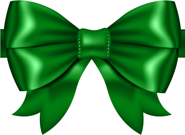 Bow Tie Clipart Lime Green - Png Bow Ribbon (640x480)