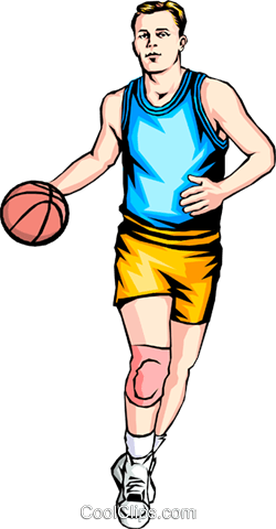 Man Playing Basketball Royalty Free Vector Clip Art - Man Playing Basketball Clipart (250x480)