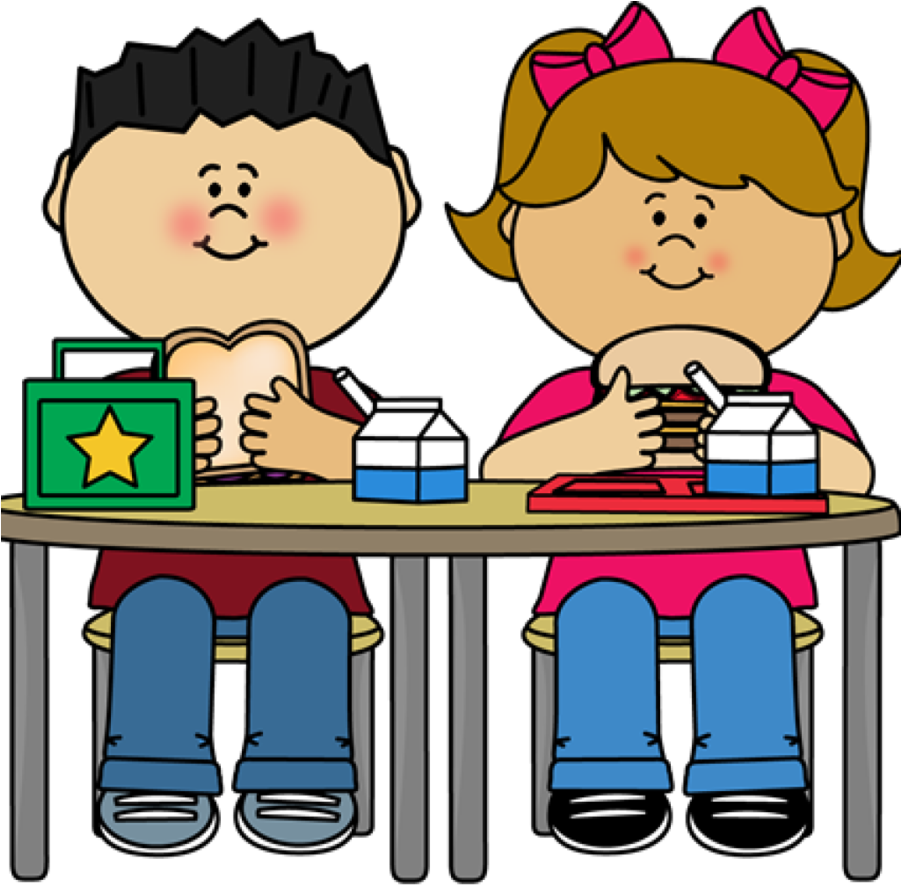 Kids Eating Clipart Eating Lunch Clip Art - Kids Eating Lunch Clip Art (900x900)