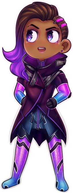 Sombra By Osidinum On Deviantart - Sombra Para Colorear Overwatch (600x670)