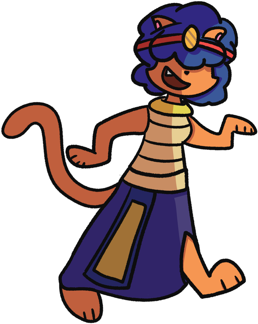 She Likes Having Fun And Tries To Make Any Situation - Cartoon (1123x1200)