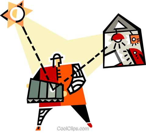 Solar Energy Royalty Free Vector Clip Art Illustration - Solar Energy Royalty Free Vector Clip Art Illustration (480x438)