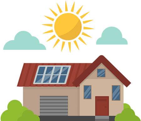 Pv Panels Home Logic Energy - Solar Panels On House Clipart (600x388)