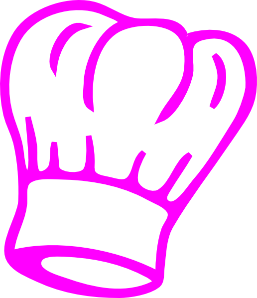 Pink Chef Hat Clip Art At Clker - Pink Chef Hat Clipart (516x598)