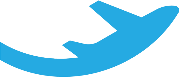 Wv Logo Proposal Flying Plane Wo Text Favicon - Blue Plane Logo Png (600x600)