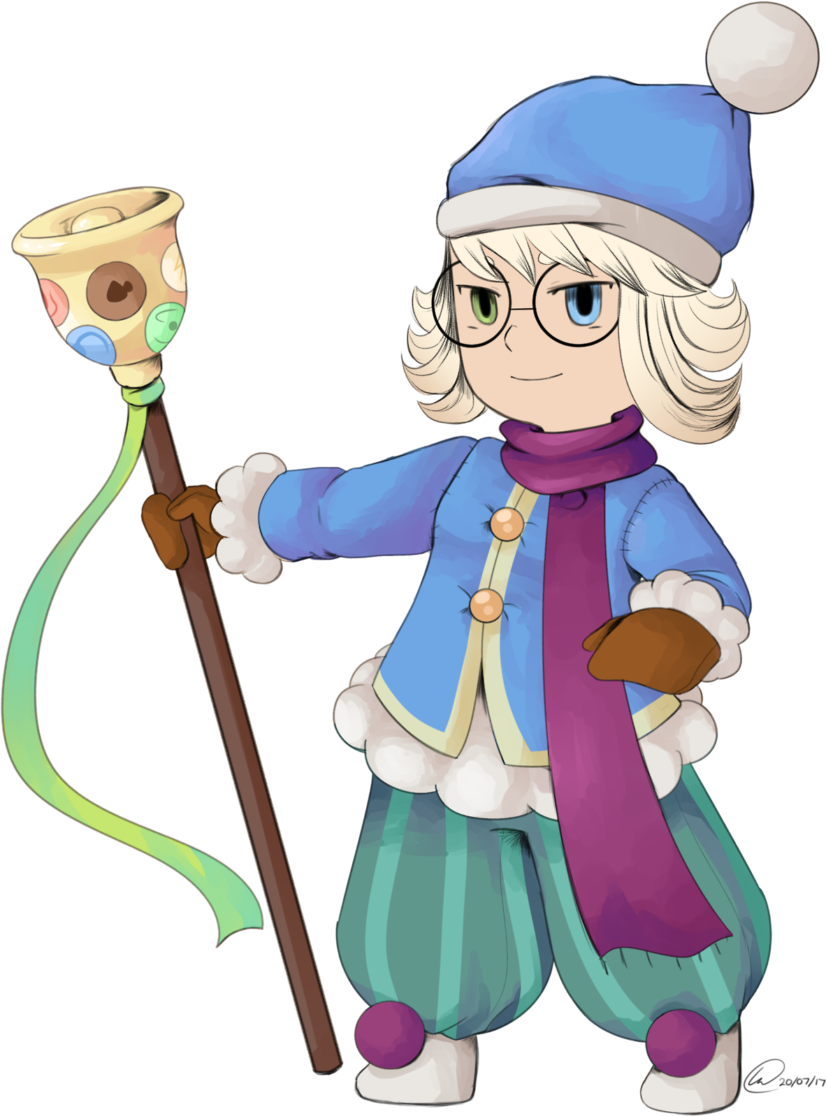 Another Bravely Series Asterisk Holder Oc, Done In - Cartoon (1280x1701)