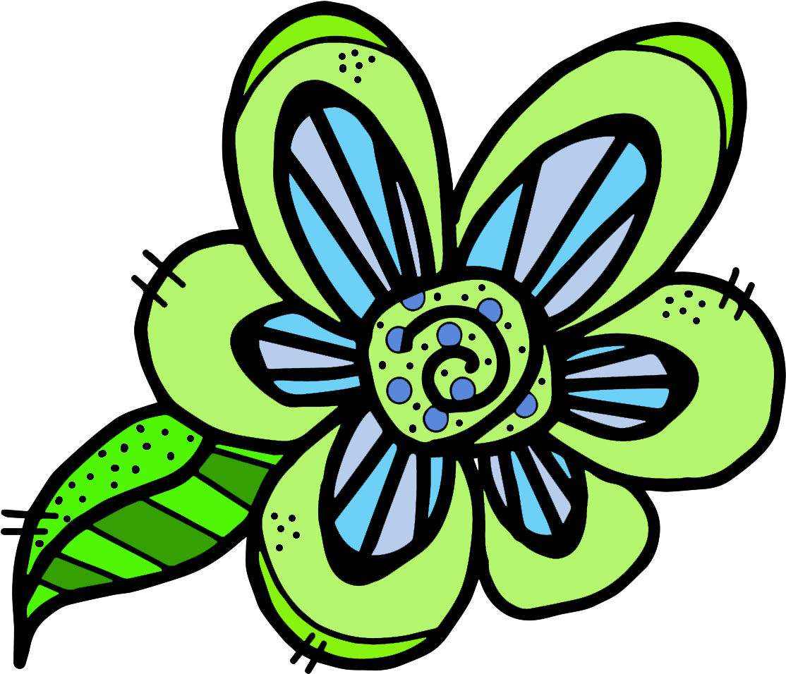 Click Here To Head Over To Tpt For This Freebie - Doodle Flower Png (1186x1058)
