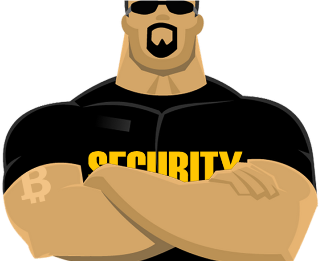 How To Secure Your Cryptocurrency Wallet - Body Guard Clipart (640x510)