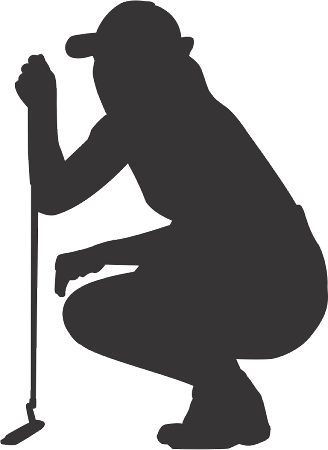 Home > Cut Decals > Sports Silhouettes > Golf Silhouette - Illustration (328x450)