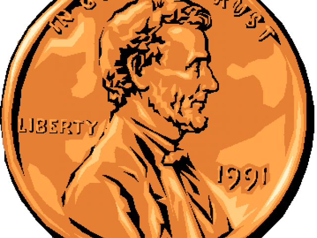 Coin Clipart Penny For Patient - Lucky Penny Day Clipart (640x480)