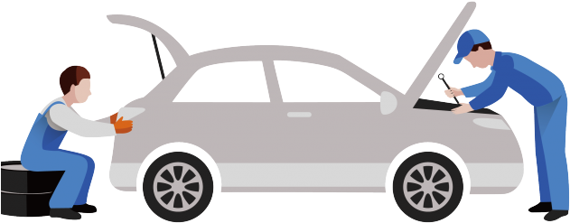 Mechanical Clipart Car Repair Shop - Mechanic Car Png (640x480)
