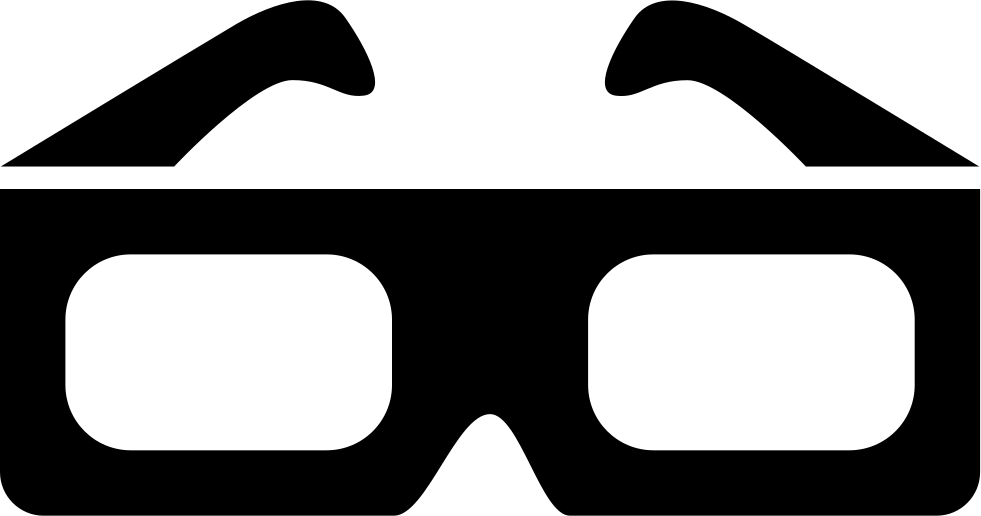 3d Glasses Glasses Comments - 3d Glasses Icon Free (981x516)
