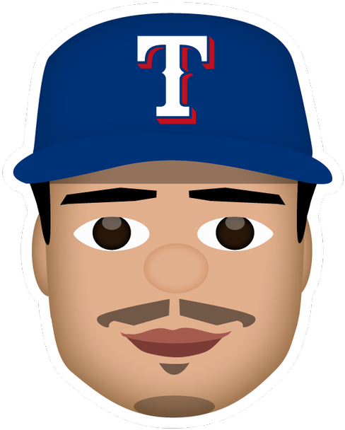 Getting Ready For Some Saturday Afternoon Baseball - Texas Rangers Emoji (680x680)
