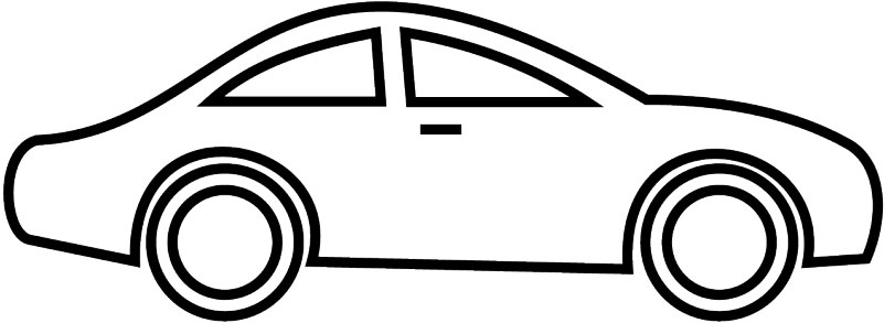 Car Images Black And White - Car Clipart Black And White (806x504)