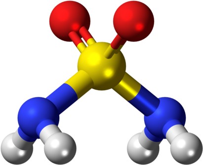 Sulfamide - Potassium Thiocyanate Ball And Stick Model (440x364)
