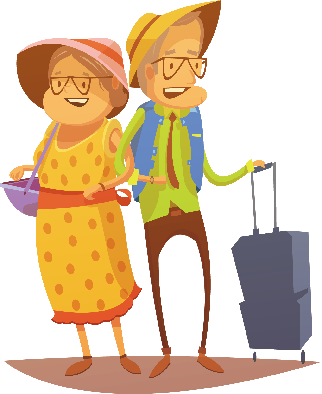 Kisspng Travel Royalty Free Stock Illustration Illustratio - Couple Traveler Vector Png (1667x1667)