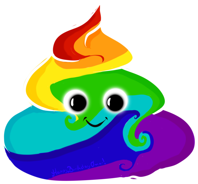 15 Rainbow Poop Emoji Png For Free Download On Mbtskoudsalg - Poo Png (751x698)