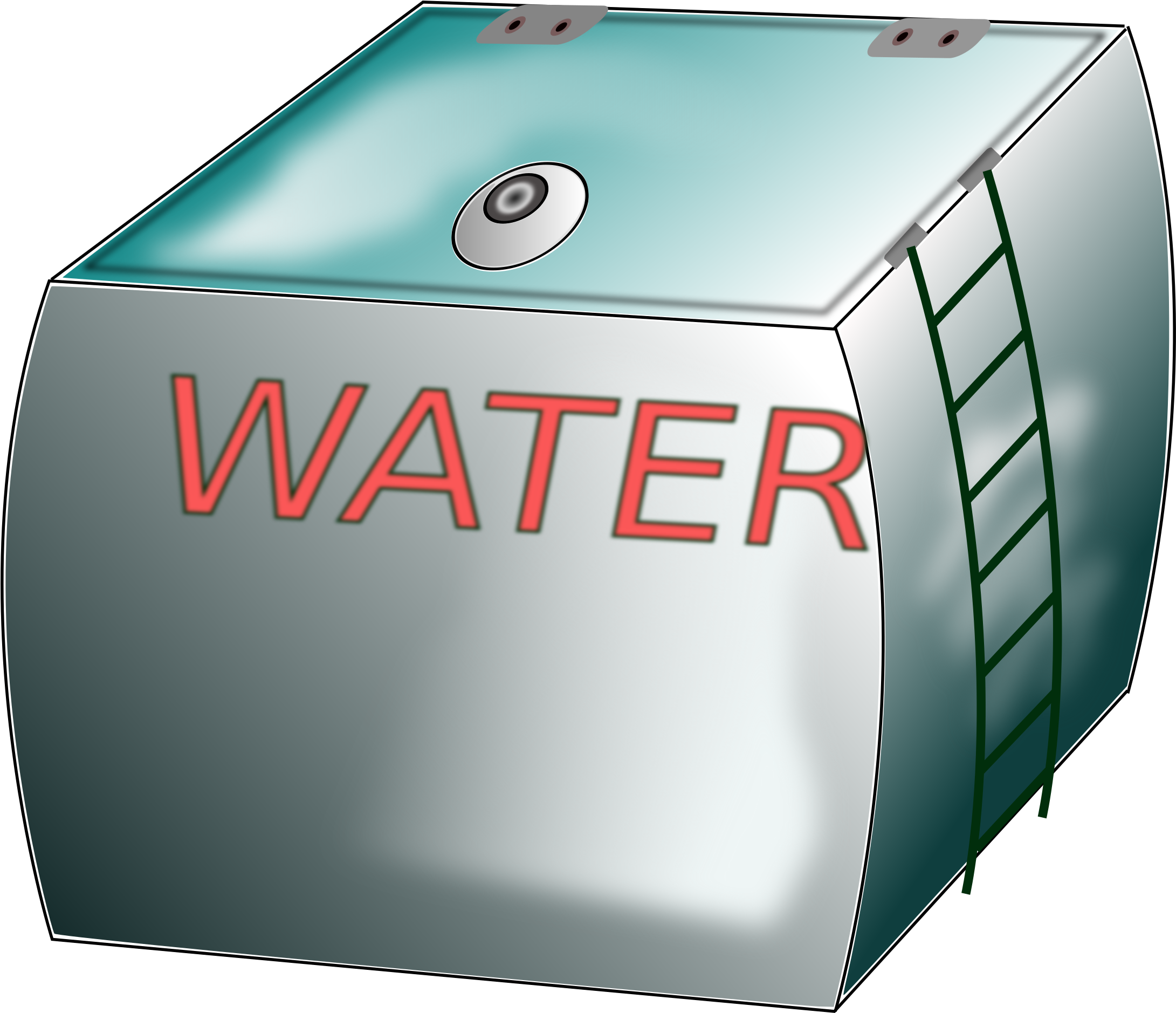 Big Image - Water Reservoir Clipart (2400x2097)