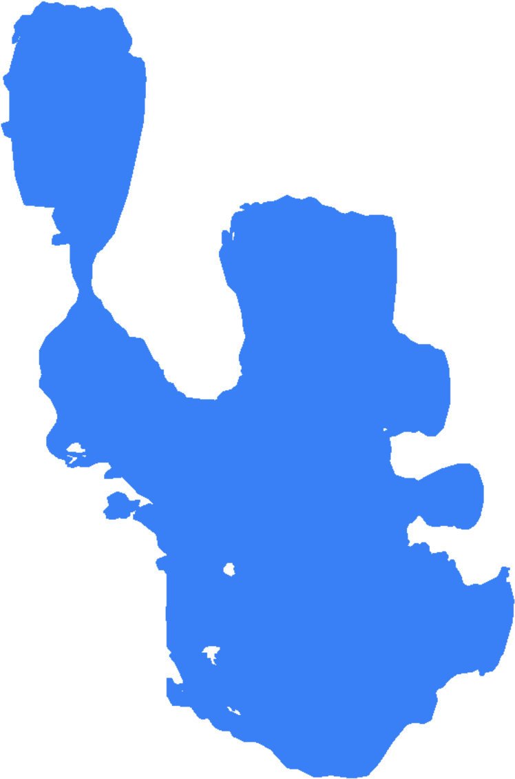 Colhue Huapi Global Lakes Reservoirs Repository Glr - Illustration (940x1325)