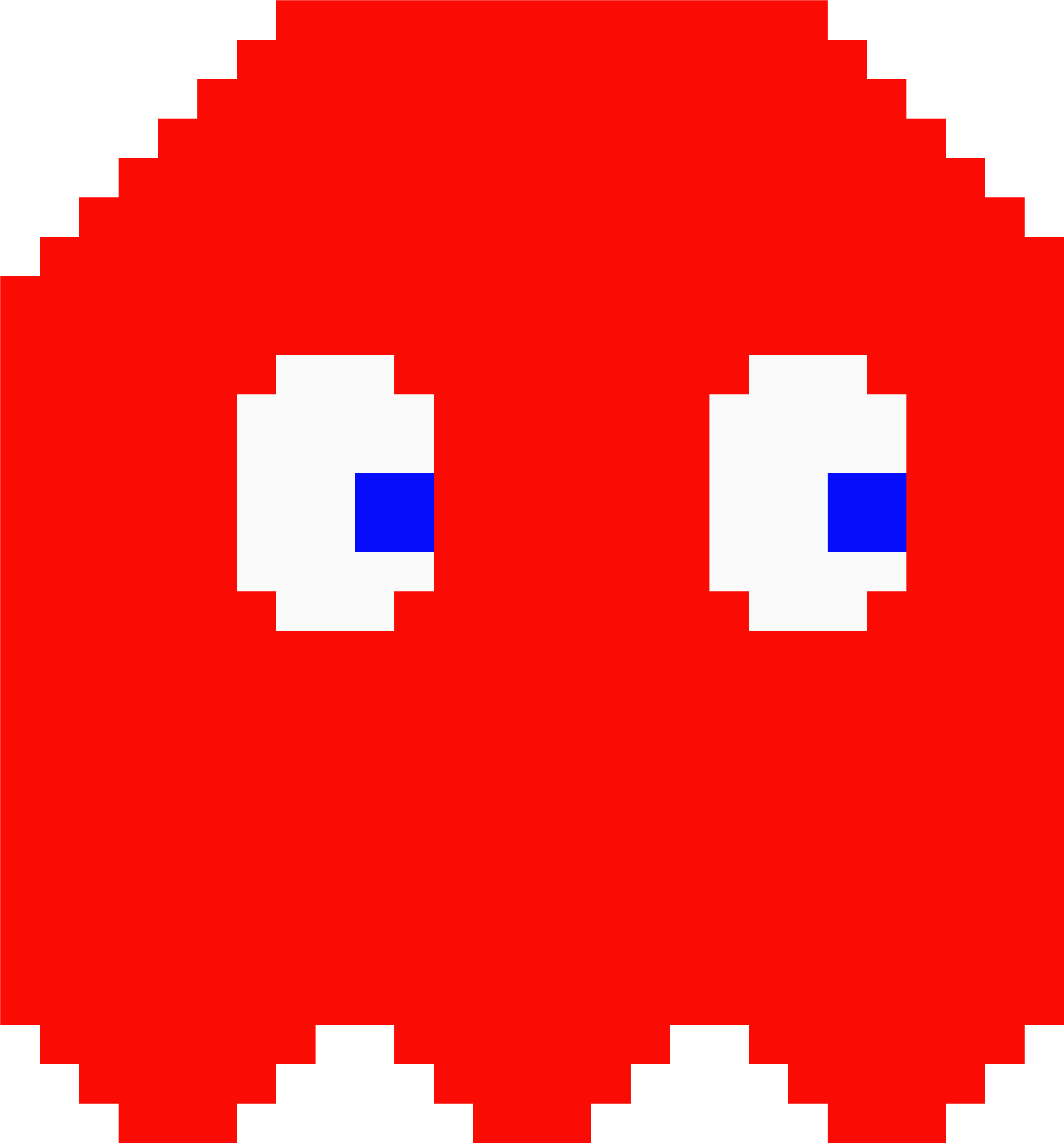 Pixel Clipart Pacman Ghost - Chinese Lantern Pixel Art (4400x4400)
