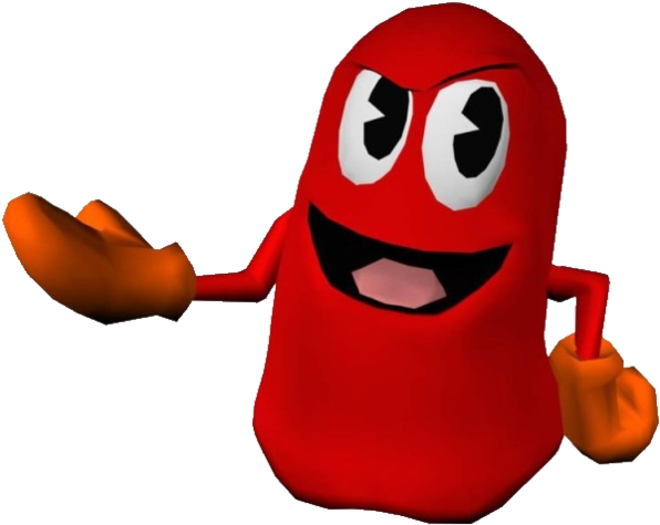 Art Vector Online Royalty Free & Public - Pac Man World 2 Ghost (604x480)