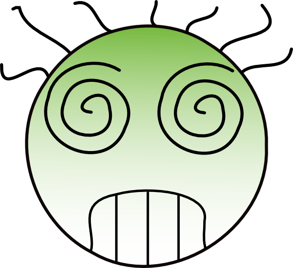 People Clipart Nauseous - Dizzy Clip Art (600x550)