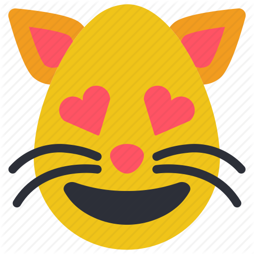 Cat First Hearts Kitten Love Icon - Illustration (512x512)