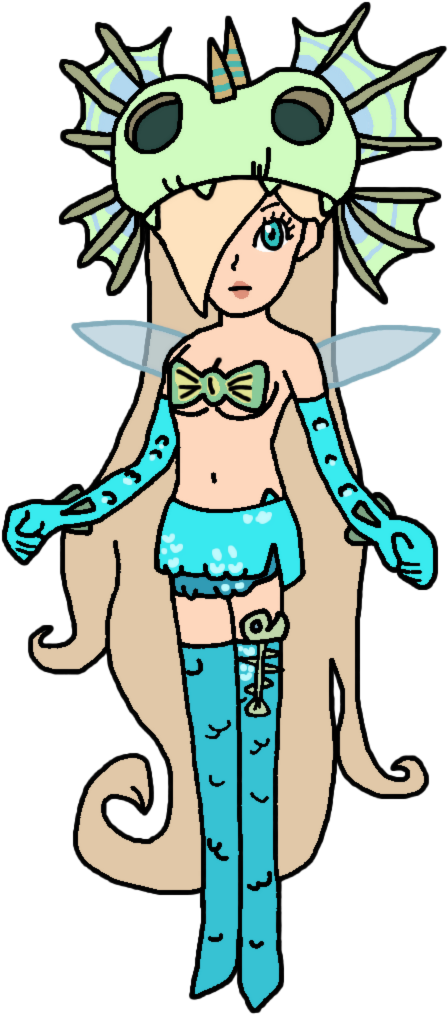 Annetta Fish By Katlime On Deviantart Banner Transparent - Cartoon (705x1071)