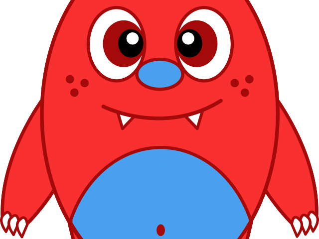 Monster Clipart Heart - Cartoon Monsters Clip Art (640x480)