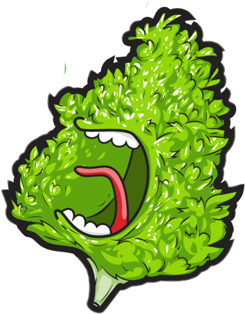 Transparent Cartoon Weed Leaf (354x453)