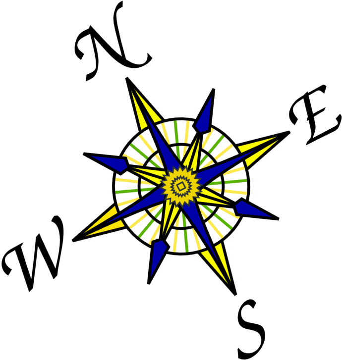 Compass Rose Clip Art (750x759)