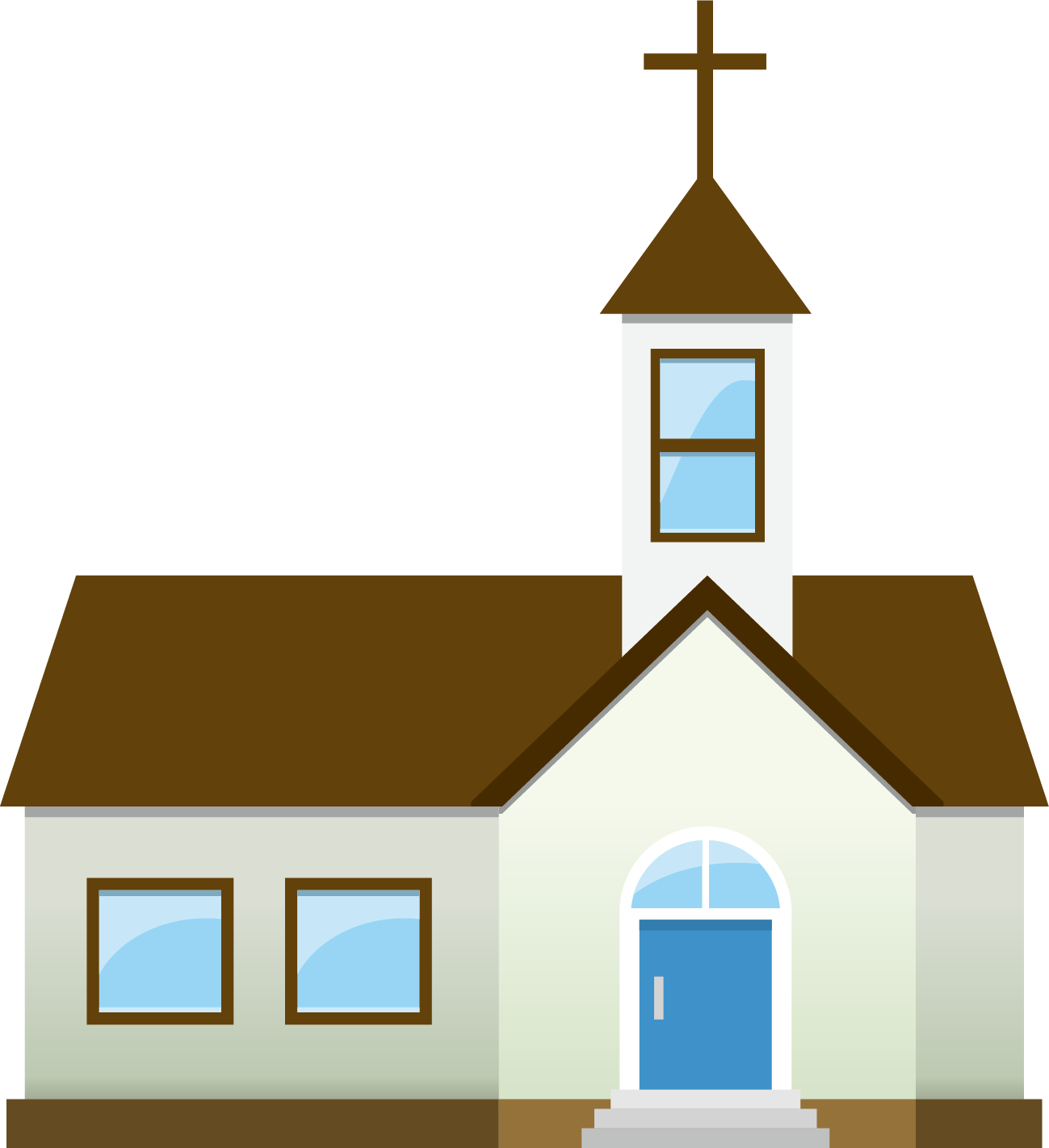 Iglesia Png - Church Cartoon Png (1299x1422)
