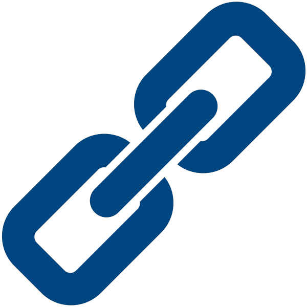 Link Icon Navy Blue - Link Icon Blue Png (600x600)