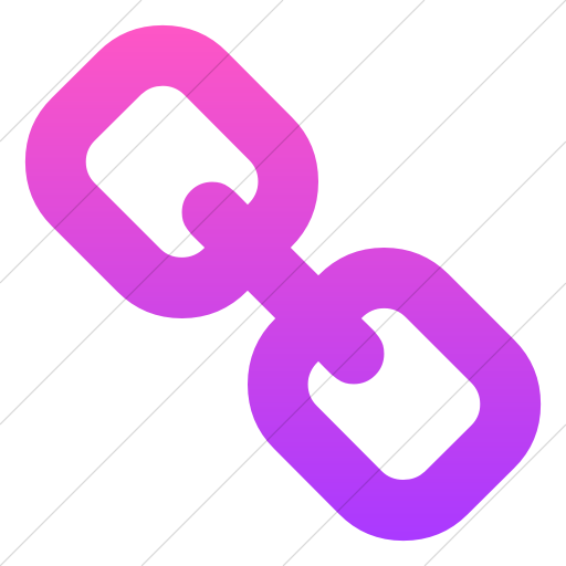 Bootstrap Font Awesome Link Icon Simple Ios Pink Gradient - Icon Chain (512x512)